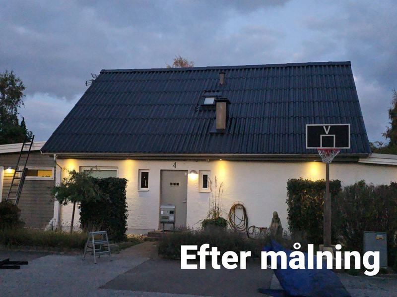 Tak efter målning